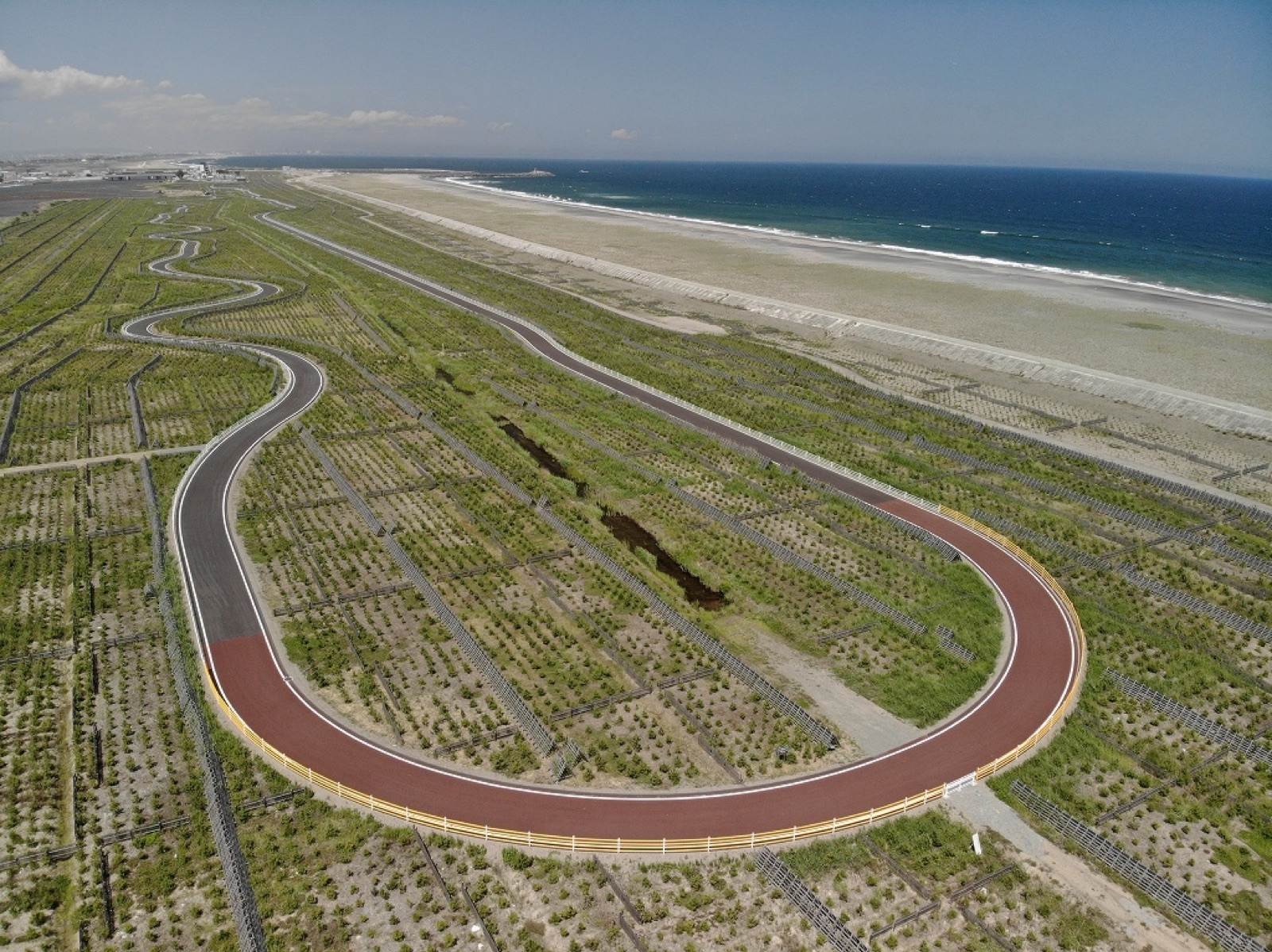 海沿いの1周4kmサイクリングコース